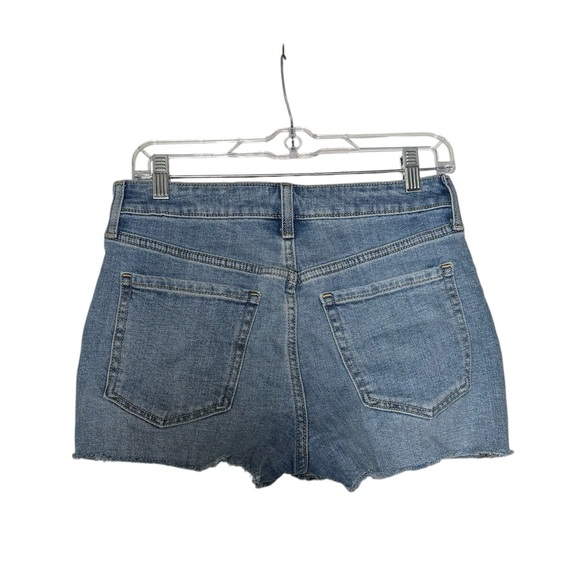 Old Navy High Rise Jean Shorts Size 6 Secret Smooth Pockets Blue Denim - Picture 2 of 7